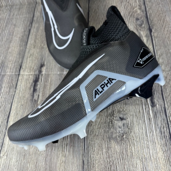 Nike Alpha Menace Elite 3 Flyknit Black/Iron Grey/White Mens CT6648-010 - Picture 8 of 8